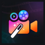 vidmix ai video maker android application logo